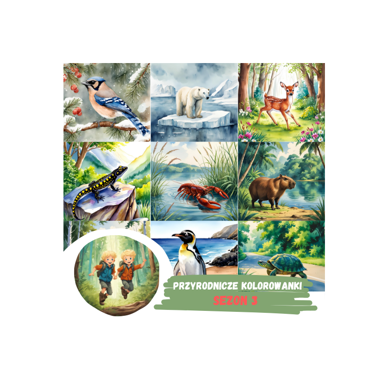 Przyrodnicze Kolorowanki  - Sezon 3
