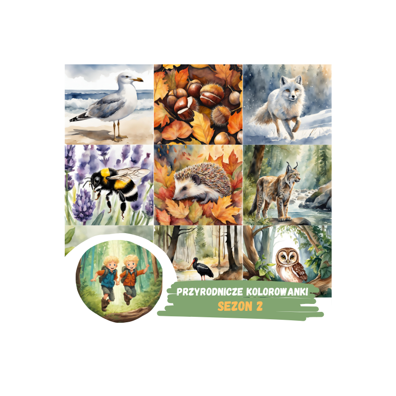Przyrodnicze Kolorowanki  - Sezon 2