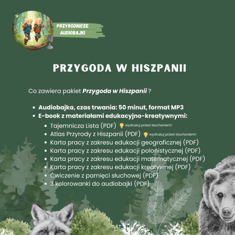 Zestaw Audiobajek 3w1 – Na tropie przyrody MP3