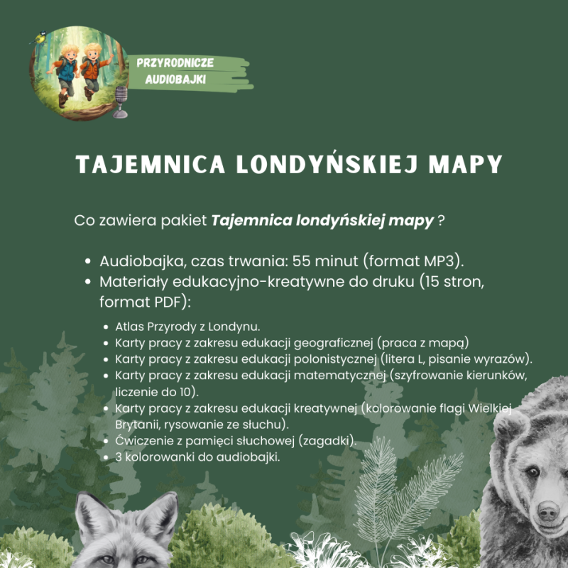 Zestaw Audiobajek 3w1 – Na tropie przyrody MP3